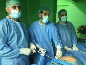 Laparoscopic umbilical Hernia repair